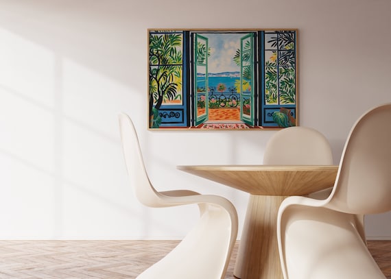 Henri Matisse Poster - Farbfrohe Wandkunst als Matisse Print, Matisse Kunstdruck, Matisse Museum Print, Moderner Horizontaler Kunstdruck