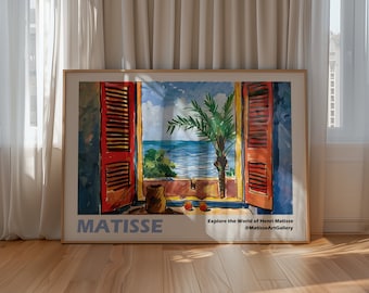 Henri Matisse Poster - Colorful Wall Art as Elegant Matisse Print, Inspired Matisse Art, Horizontal Matisse Art Print