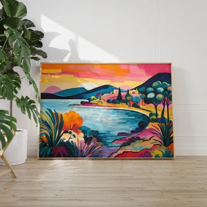 Henri Matisse Poster - Modern Wall Decoration as Matisse Print - Matisse Art Print - Horizontal Image - Available in Set of 3