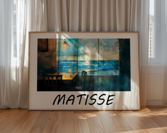 Henri Matisse Poster - Colorful Wall Art as Elegant Matisse Print, Inspired Matisse Art, Horizontal Matisse Art Print