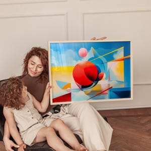 Joan Miro Poster - Inspired Catalan Art as Miro Wall Art, Miro Painting, Abstract Surrealism, Joan Miro Print, Museum Exhibition