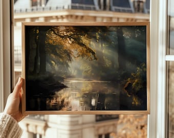 William Turner Poster - River, Beautiful artworks as Turner Print, J M W Turner Poster, Landscape Turner Painting, British Art