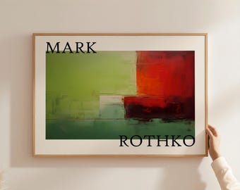 ロスコポスター - 抽象的なマーク・ロスコ絵画、美術館品質のポスター 