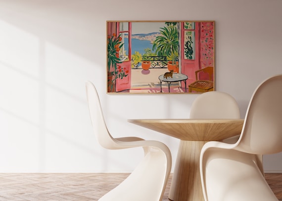 Henri Matisse Poster - Farbfrohe Wandkunst als Matisse Print, Matisse Kunstdruck, Matisse Museum Print, Moderner Horizontaler Kunstdruck