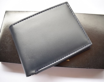 Handcrafted Men's Leather Tri-Fold Wallet Handmade Leather Trifold Wallet for Men - Classic Design, Genuine Craftsmanship- Genuine Leather.