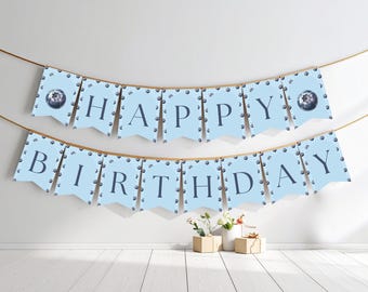 Berry First Birthday Happy Birthday Banner, Printable Berry First Birthday Decorations, Blueberry First Birthday Party