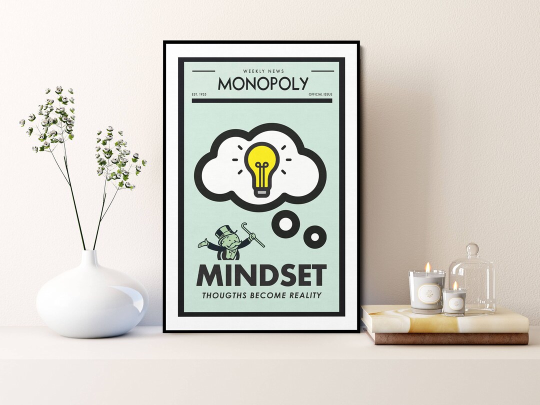 LEADERSHIP Monopoly Quote Success Quote Work Decor Motivation POSTER