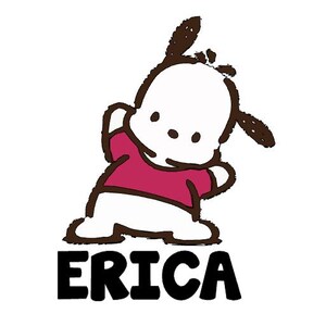 Pegatinas impermeables personalizadas de Pochacco, regalos de fiesta Pochacco 6