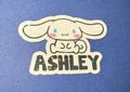 Personalized Name Cinnamon Roll theme Stickers. WATERPROOF* Great for party favors, computer, personalizations, decals, much more.