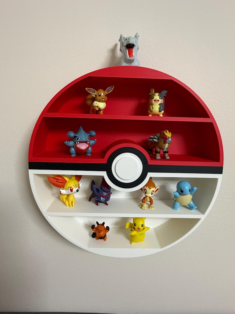 Pokéball Mini Figure Display Shelf (3D Printed) - Etsy