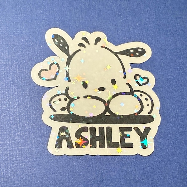 Personalized Pochacco Waterproof Stickers, Party Favors