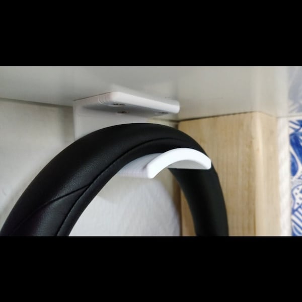 Headphone Hanger Display Stand Holder Headset Wall Mount for Under Desk