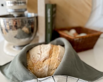 Sauerteig Brotbeutel, Brotbeutel, Leinen Bento Bag, Leinen Brotbeutel, Lunchbag, Naturbrotbeutel,