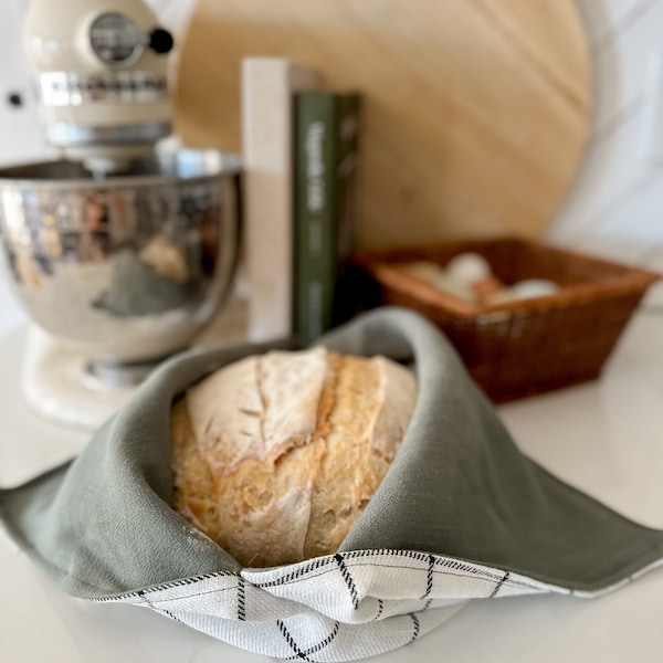 Sauerteig Brotbeutel, Brotbeutel, Leinen Bento Bag, Leinen Brotbeutel, Lunchbag, Naturbrotbeutel,