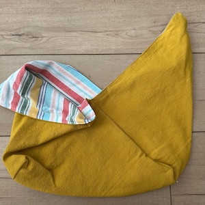 Sourdough bread bag, bread bag, Linen Bento Bag, linen bread bag, lunch bag, natural bread bag,