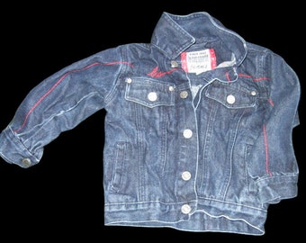 Veste en jean vintage pour enfant « Le Coq Sportif » Livraison GRATUITE