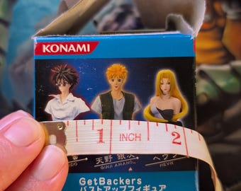 GetBackers Anime Figure Set: Rare Konami Gashapon, Ban, Ginji, Akabane