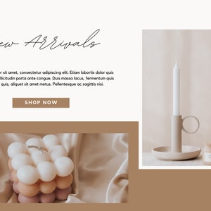 Personal Website Template - Etsy