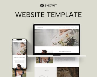 Showit Website Template | Showit Template for Photographers | Photography Website | Simple Showit Site | Photographer Theme Website | Showit