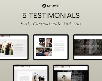 Showit Add-On Bundle | Showit Bundle | Showit Add-On | Photography Website | Coaching Website | Customizable Designs