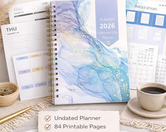 2026 Ultimate Life Planner Bundle | Daily, Weekly, Monthly PDF (Digital Download)