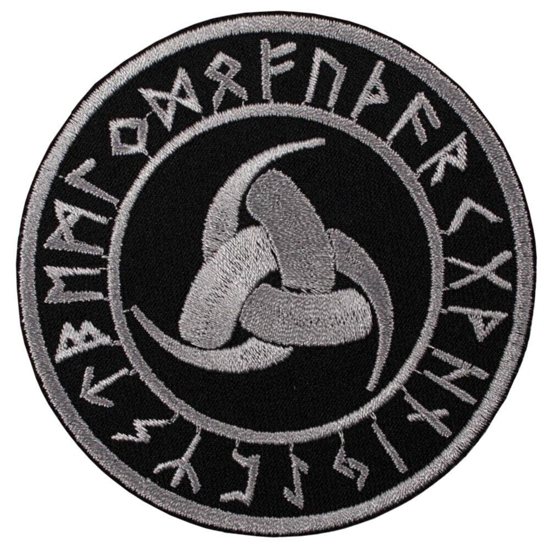 Runic Fsb Patch Triple Horn of Odin Patch - Viking Norse Runic - Sew-on Style - Etsy