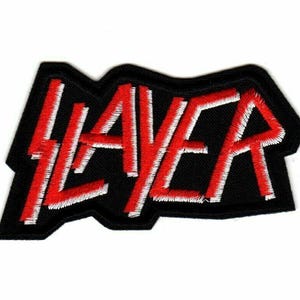 Slayer Embroidered Sew-on Patch - American Thrash Metal Music Band Logo