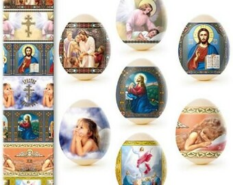 Heat Shrink Wrap - Easter Egg Wraps - Sleeve Decoration Sticker - Icon's