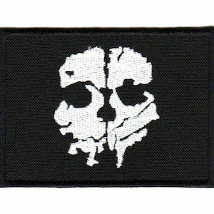 Call Of Duty COD Ghosts Skull Patch - Military Biker Gang Motorcycle Club Logo - Sew-on Style Patch