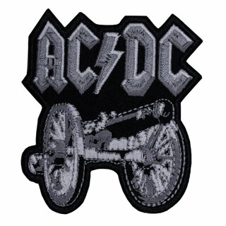 Patch Termoadesiva ACDC – Logo Rosso E Nero, 9,5 X 5 Cm, Per Giacca O Zaino, Hard Rock