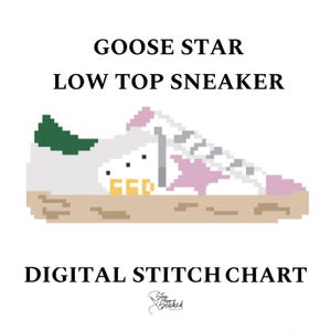 Gráfico de bordado con aguja Golden Star Goose / Gráfico de bordado con aguja digital