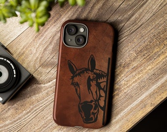 Peeking Horse Tough Case