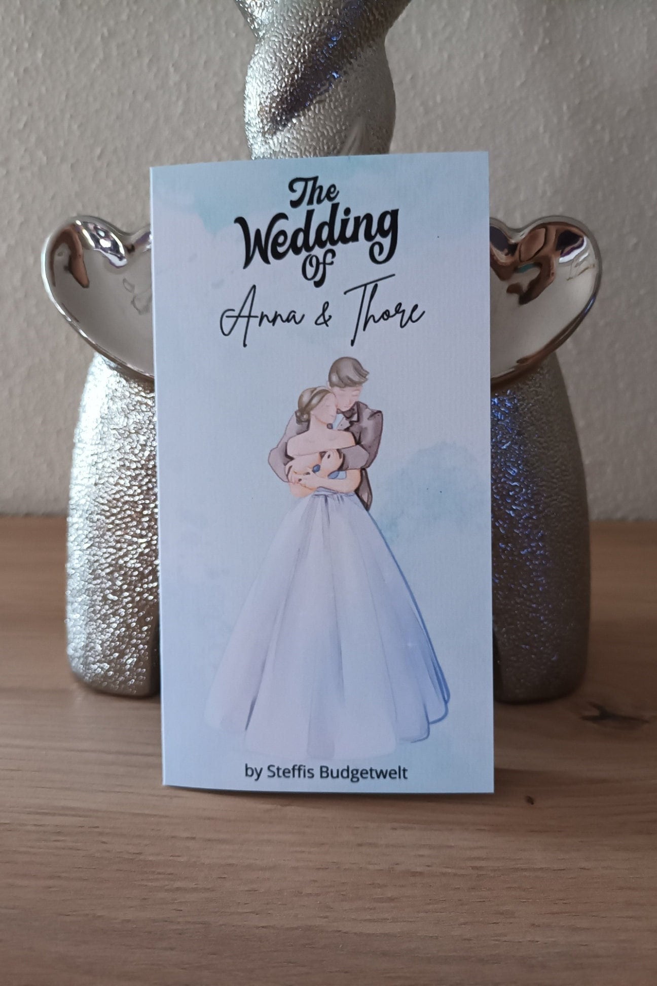 Wedding folding card "The Wedding of" -personalizable-