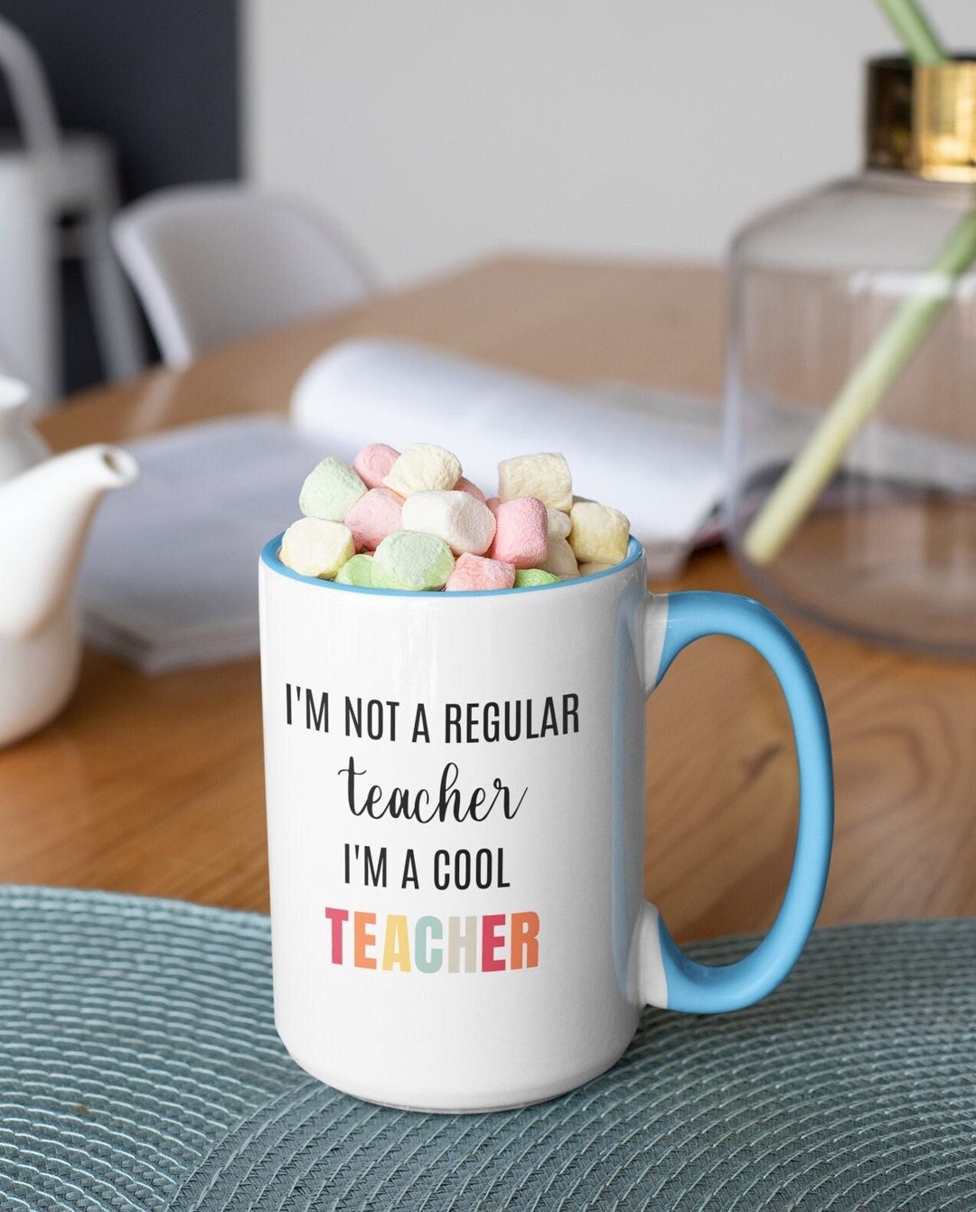 Cute Teacher Coffee Mug Funny Gifts for Teacher Back to School Teacher ...