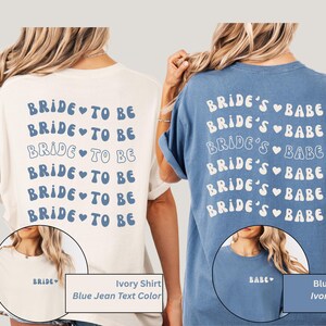 Retro Bachelorette Bride To Be Shirt, Matching Bridal Party T-Shirts, Personalized Future Mrs Shirt, Bridesmaid, Custom Comfort Colors Tee