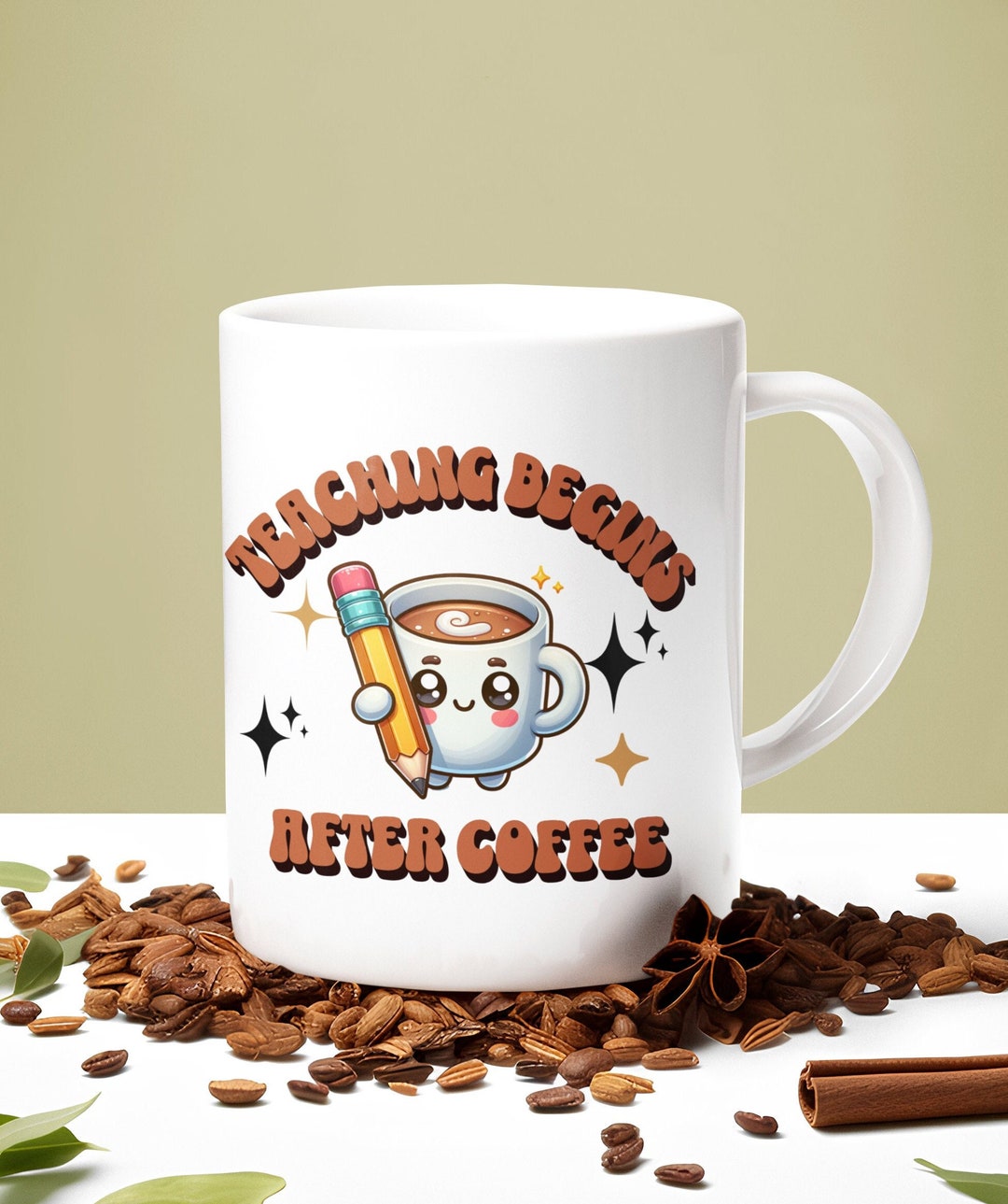 Cute Coffee Mug for Teachers Funny Teacher Gift Teacher Appreciation ...