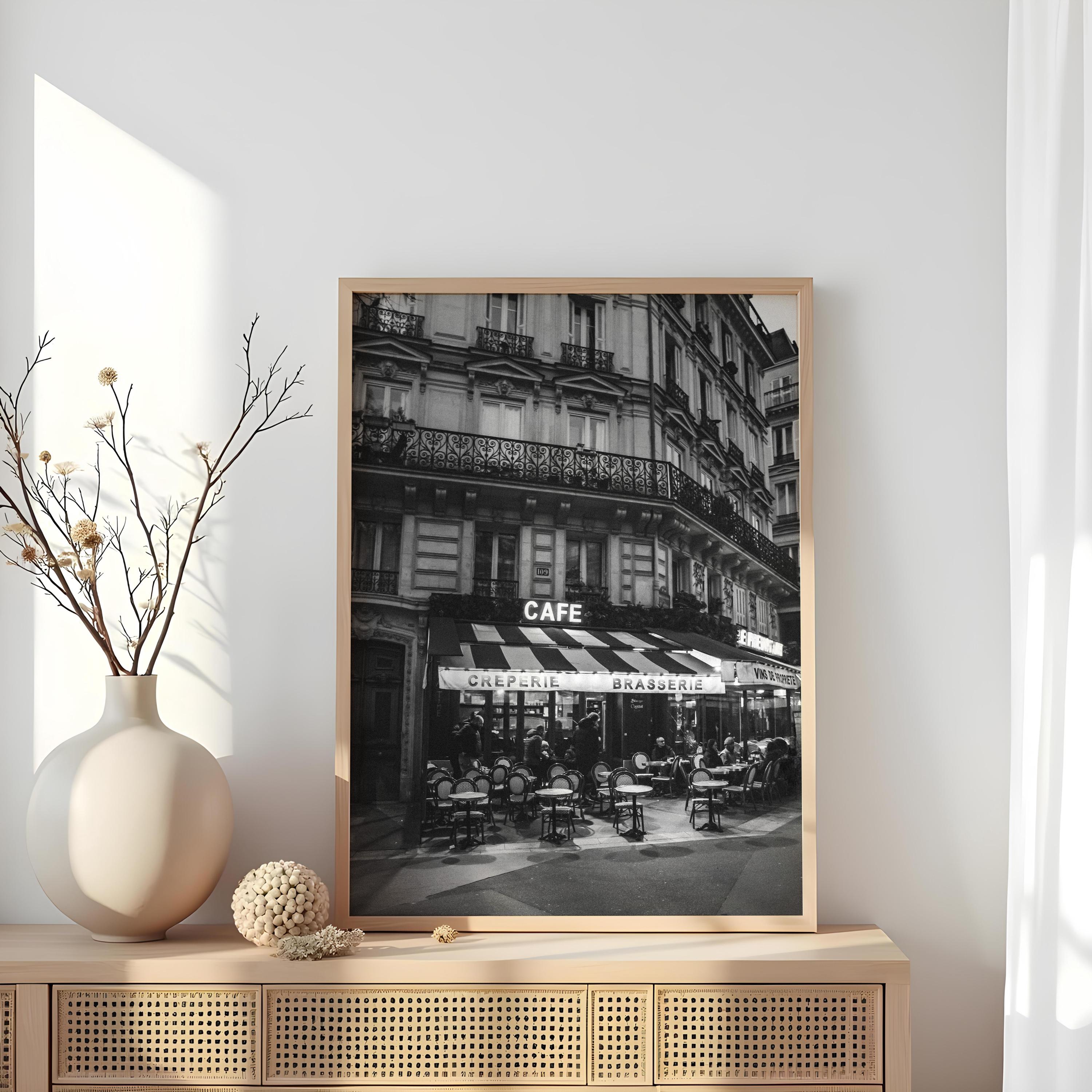 Affiche Art Noir Et Blanc - Tasse De Café, Impression Giclée A3 Par Rik.Rocks