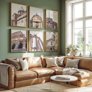 Rome Travel Photography Print Set: Italy Cityscape Wall Art (Digital Download)