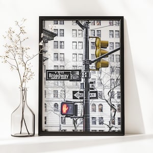 Broadway Photography Print: Urban New York City Wall Art (Digital Download)