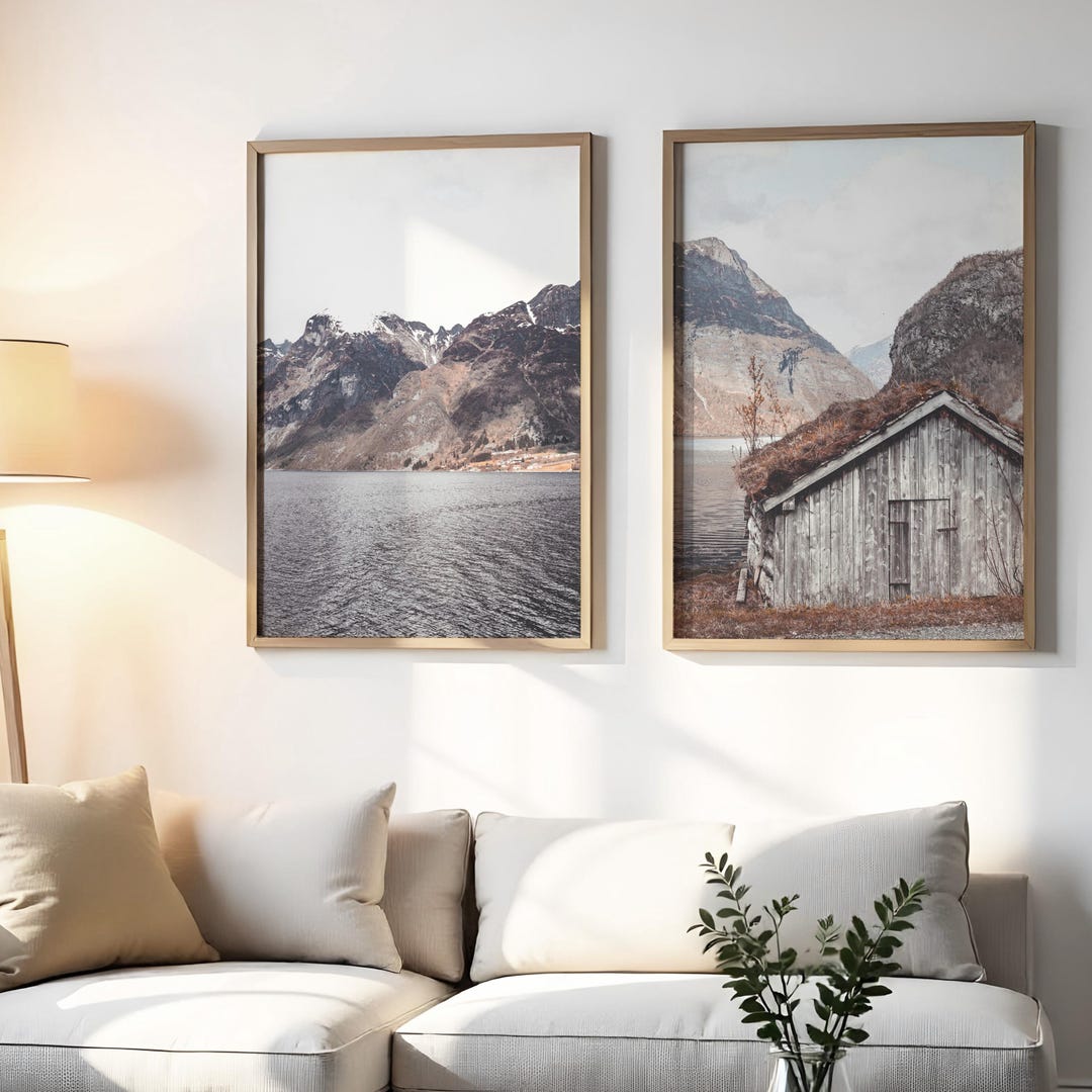Norwegian Decor Norway Wall Art Set of 2 Gallery Wall Art Photography ...