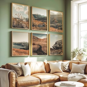 Scandinavian Landscape Photography Prints: Rustic Nordic Wall Art Set (Digital Download)