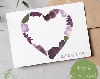 Printable Card for a Loved One