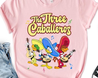 Retro Disney The Three Caballeros Shirt, Donald , Jose, Panchito T-shirt, Matching Birthday Tee, Funny Magic Kingdom, Disney Family Trip