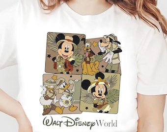 Vintage Disney Animal Kingdom Shirt, Vintage Disney Safari Animal Kingdom T-shirt, Magic Kingdom Tee, Disney Outfit, Disney Family Trip