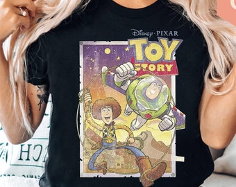 Camiseta Disney Toy Story Comfort Colors, Camiseta Vintage Buzz Woody Toy Story, Camiseta Disneyland, Traje divertido de Disney, Viaje familiar de Disney