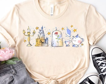 Disney Princess Belle Fall Shirt, Beauty And The Beast Characters T-shirt, Belle Disney World Tee, Funny Disney Outfit, Disney Family Trip