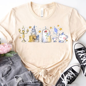 Disney Princess Belle Fall Shirt, Beauty And The Beast Characters T-shirt, Belle Disney World Tee, Funny Disney Outfit, Disney Family Trip