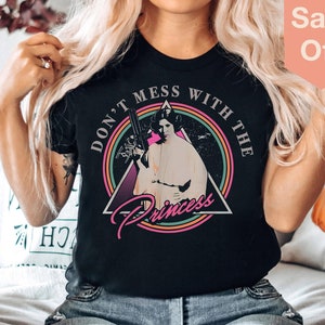 Retro Disney Star Wars Shirt, Leia Don'T Mess With The Princess T-shirt, Disney Princess Tee, Funny Disney Outfit, Disney Family Trip