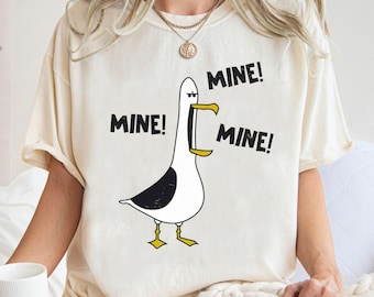 Disney Finding Nemo Shirt, Mine! Mine! Seagull T-shirt, Finding Dory Comfort Colors Tee, Birthday Gift Shirts, Disneyland Family Trip