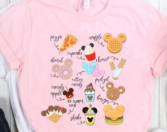 Disney Snacks Lover Shirt, Disney Food Lover T-shirt, Disney Food, Disney Foodies, Disney Gift Tee, Funny Magic Kingdom, Disney Family Trip